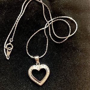 Real Diamond Heart Necklace